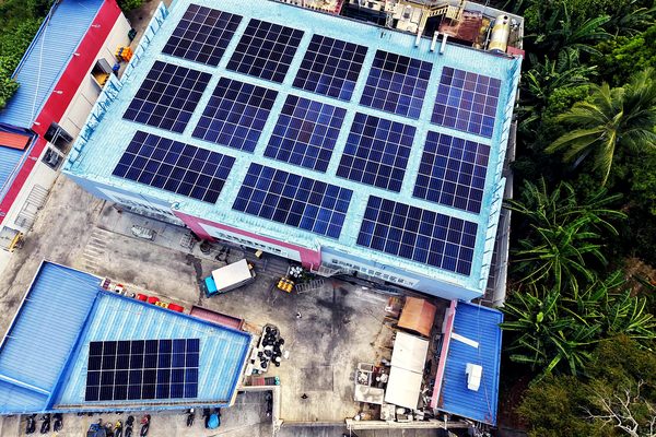 Industrial Rooftop — Santa Cruz — solar installation by Lumiel Development Corp